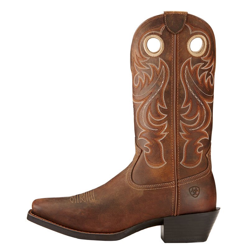 Ariat Western: Sport Square Toe Botas Western Hombre - Marrones (CTSID5692)